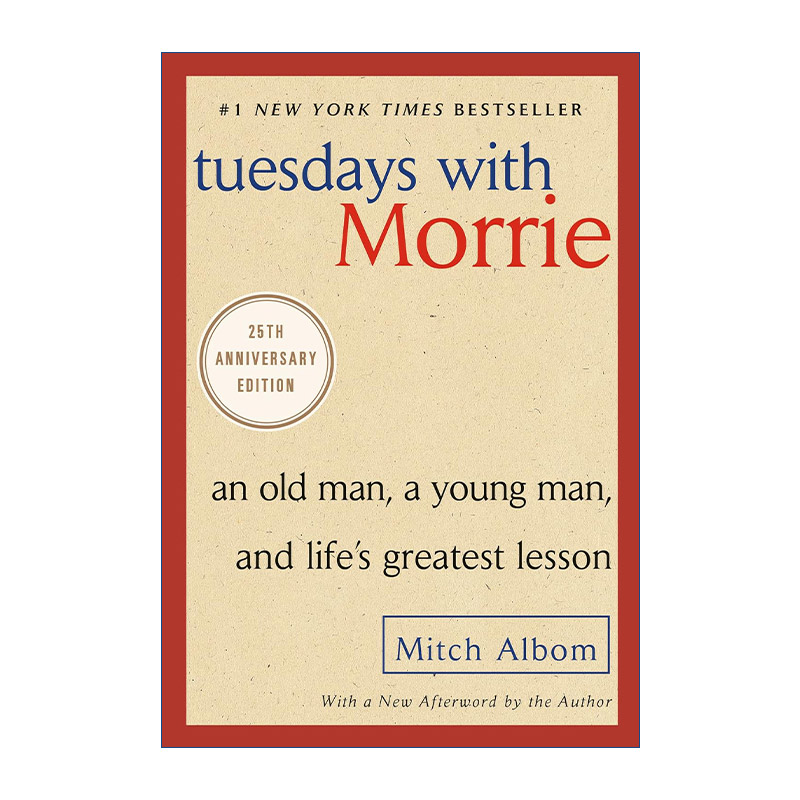 Tuesdays With Morrie 相约星期二 Mitch Albom 精装 书籍/杂志/报纸 人文社科类原版书 原图主图