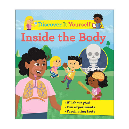 英文原版 Discover It Yourself Inside the Body 自己去发现 身体内部 科普读本 英文版 进口英语原版书籍