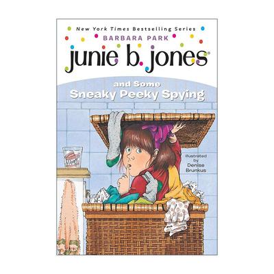 英文原版 Junie B Jones and Some Sneaky Peeky Spying Junie B Jones 04 朱尼琼斯系列4 一些鬼鬼祟祟的间谍 儿童章节桥梁书