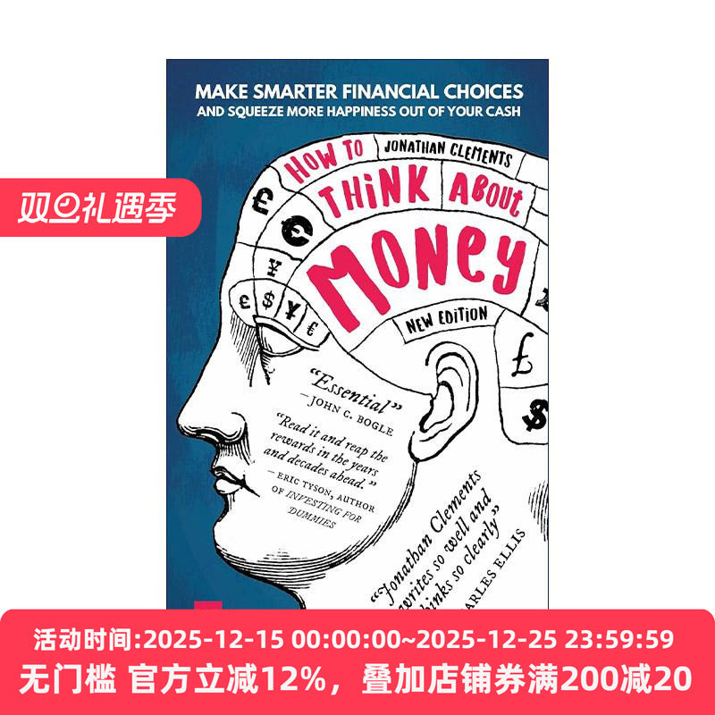 英文原版 How to Think About Money 有钱 能买到快乐吗 乔纳森·克莱门茨 Jonathan Clements 英文版 进口英语原版书籍