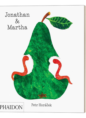 Jonathan and Martha 两条虫的故事 儿童精装艺术绘本 捷克名家Petr Horáček 精装