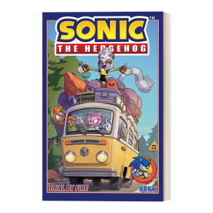 英文原版 进口英语书籍 Vol. Fire Trial Hedgehog 儿童漫画 Sonic 刺猬索尼克第十二卷 the