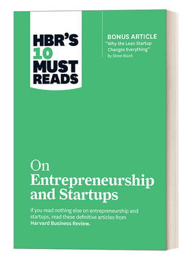 哈佛商业评论管理必读 10个的创业公司和创业文章 HBR's 10 Must Reads on Startups and Entrepreneurship 英文原版管理类读物
