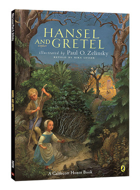 格林童话故事 韩赛尔与格雷特 糖果屋  Hansel and Gretel 1985凯迪克银奖绘本 英文原版儿童绘本 进口英语书