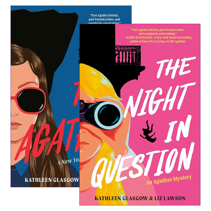 An Agathas Mystery 阿加莎之谜系列2册 青少年推理小说 Kathleen Glasgow