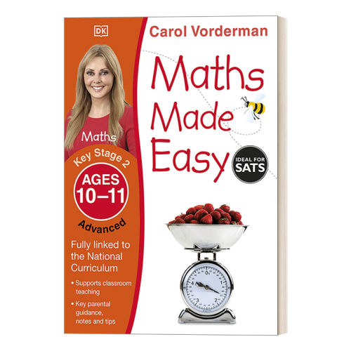 英文原版 Maths Made Easy Ages 10-11 Key Stage 2 Advanced DK数学一点通 10-11岁 KS2进阶 英文版 进口英语原版书籍