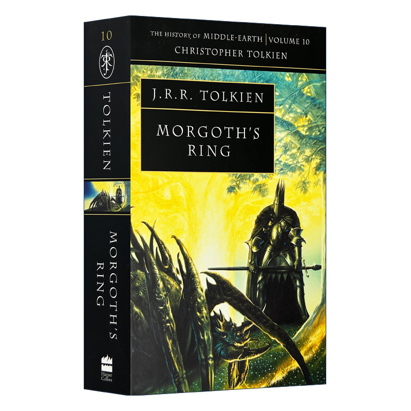 中土世界的历史卷10 魔苟斯的指环 Morgoth's Ring  The History of Middle Earth 10 英文原版奇幻小说 进口英语书籍