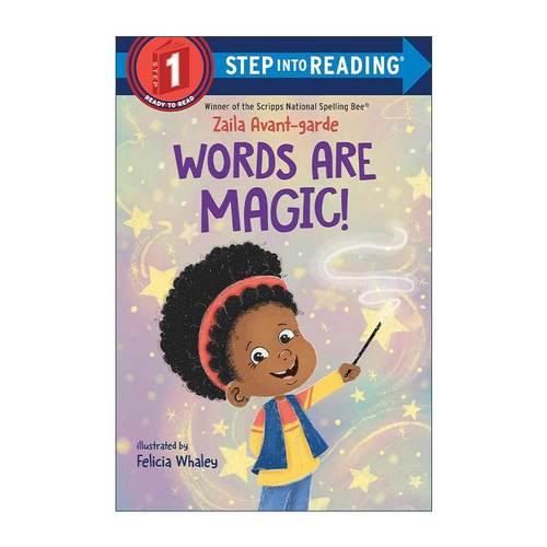 英文原版 Step into Reading 1 Words Are Magic 文字是神奇的 兰登经典分级读物 英文版 进口英语原版书籍