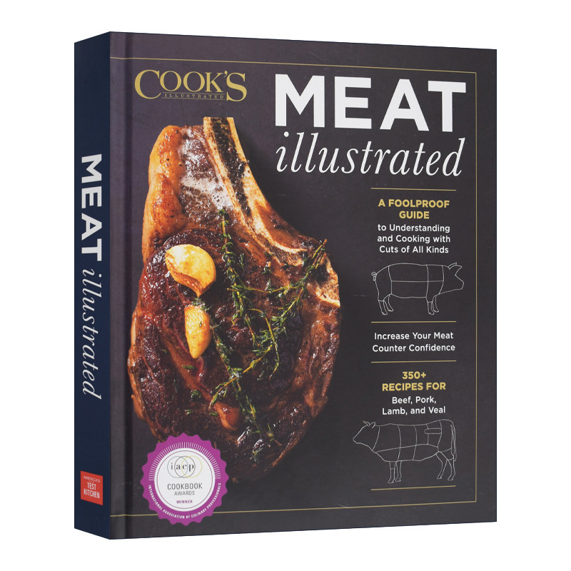英文原版 Meat Illustrated 肉类插图 一个简单的指南来理解和烹饪各种各样的切肉 精装 英文版 进口英语原版书籍
