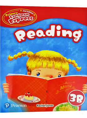 培生香港朗文小学英语教材  Primary Longman Express 3B Reading 三年级下学期 阅读练习册 第二版朗文快车PLE 英文原版小学教辅
