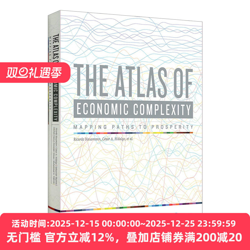 英文原版 The Atlas of Economic Complexity 经济复杂性图谱 英文版 进口英语原版书籍