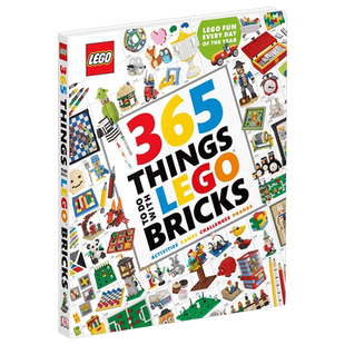365 Things to Do with LEGO Bricks DK乐高砖块的365种玩法 英文原版儿童益智游戏读物 进口英语书籍