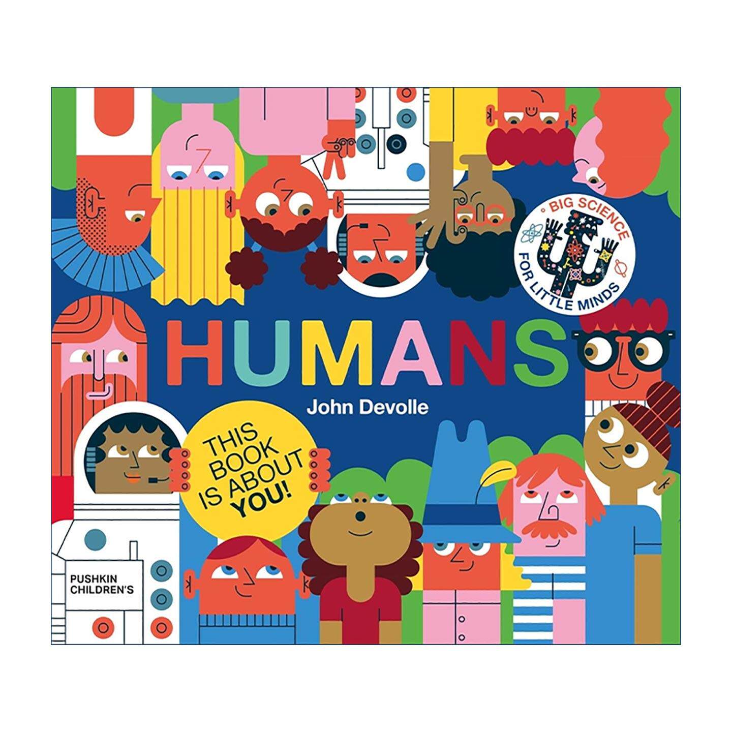 英文原版 Humans Big science for little minds 人类 小脑袋大科学系列 儿童科普启蒙精装绘本 John Devolle 进口英语原版书籍