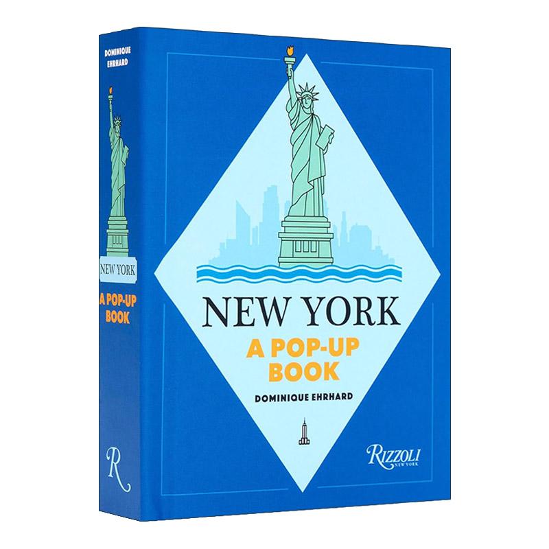 英文原版 New York A Pop-up Book 纽约快闪 立体书 城市建筑 旅游指南 Dominique Ehrhard 英文版 进口英语原版书籍