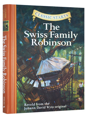 开始读经典 海角乐园 精装 Classic Starts The Swiss Family Robinson 英文原版儿童文学经典名著 进口书籍