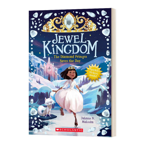 英文原版 The Diamond Princess Saves The Day 珠宝王国4 儿童英语课外阅读书籍 Jewel Kingdom 4 英文版 进口英语原版书籍
