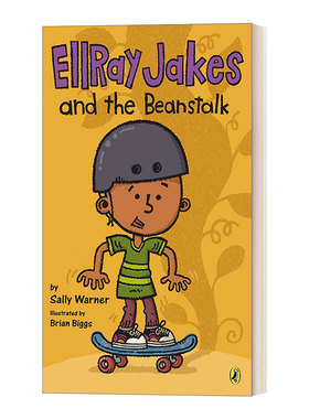 英文原版 EllRay Jakes 05 EllRay Jakes and the Beanstalk 埃雷·杰克系列5 埃雷·杰克与豆茎 儿童社交友谊小说 英文版 进口书