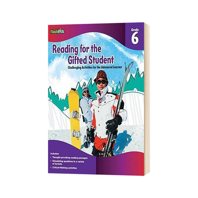 Reading for the Gifted Student Grade 6 英文原版天才学生阅读练习册六年级  英文版 Flash Kids 进口原版英语书籍 哈考特