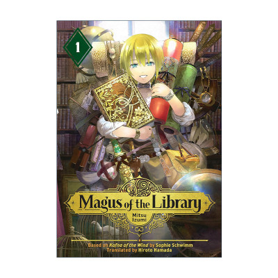 英文原版 Magus of the Library 1 图书馆的大魔法师1 奇幻冒险漫画 泉光Mitsu Izumi 讲谈社 英文版 进口英语原版书籍