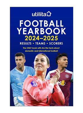 英文原版 The Utilita Football Yearbook 2024-2025 尤蒂利塔足球年鉴 英文版 进口英语原版书籍