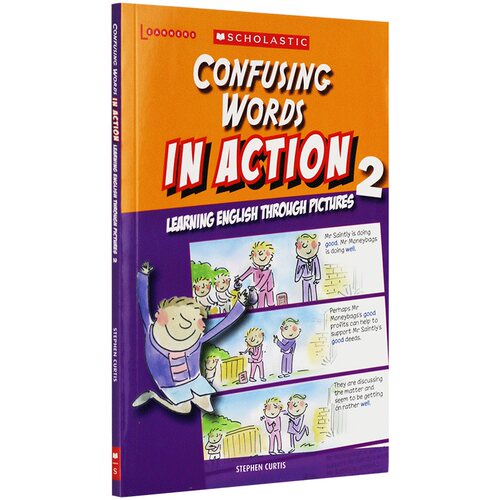 英文原版 学乐图解英语词汇辨析第2册 Confusing Words In Action 2 英文版 进口原版英语书籍