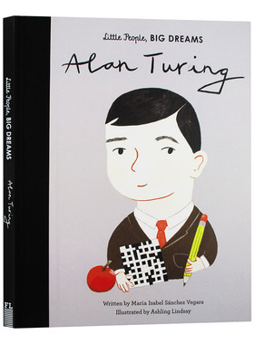 小男孩大梦想 艾伦图灵 Little People  Big Dreams Alan Turing 英文原版儿童读物 进口英语书籍