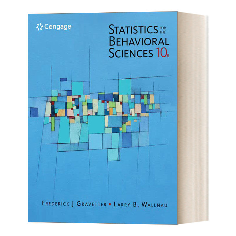 英文原版 Statistics for the Behavioral Sciences 行为科学统计 第10版 英文版 进口英语原版书籍