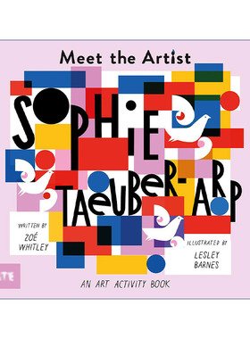 英文原版 Meet the Artist Sophie Tauber-Arp 遇见艺术家 瑞士苏菲·陶柏·阿尔普 儿童艺术启蒙绘本 英文版 进口英语原版书籍