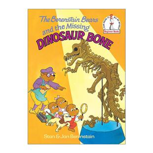 英文原版 The Berenstain Bears and the Missing Dinosaur Bone 贝贝熊与丢失的恐龙骨头 儿童经典精装绘本 斯坦?博丹 英文版