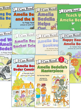 I Can Read Level 2 Amelia Bedelia 糊涂女佣第二阶段10册