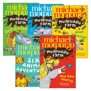 Mudpuddle 泥潭农场全5册套装 英国国宝级儿童文学作家迈克尔·莫波格Michael Morpurgo Farm