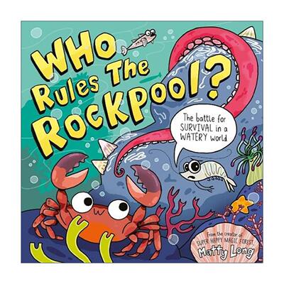 英文原版 Who Rules The Rockpool 谁统治着岩池 牛津儿童食物链科普认知绘本 英文版 进口英语原版书籍
