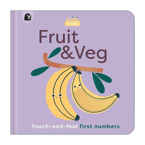 英文原版 MiniTouch Fruit & Veg 迷你触摸书 水果与蔬菜 儿童词汇启蒙认知纸板书绘本 英文版 进口英语原版书籍
