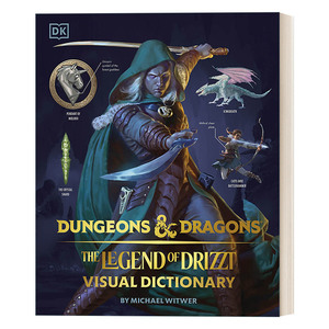 英文原版 Dungeons & Dragons The Legend of Drizzt Visual Dictionary 龙与地下城 崔斯特传奇 视觉词典 英文版 进口英语原版书