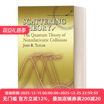 英文原版 Scattering Theory 散射理论 非相对论性碰撞的量子理论 英文版 进口英语原版书籍