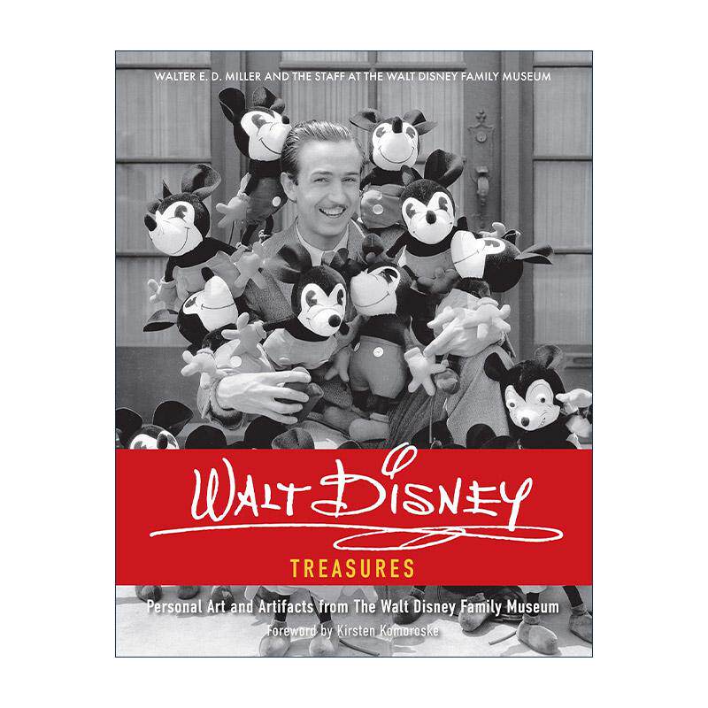 英文原版 Walt Disney Treasures 沃尔特·迪士尼家族博物馆珍藏的艺术品与纪念品 精装 英文版 进口英语原版书籍