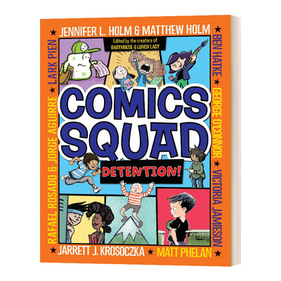 漫画班3 拘留 Comics Squad3 Detention 英文原版儿童全彩幽默爆笑漫画小说 纽伯瑞奖作家Jen 进口英语书籍