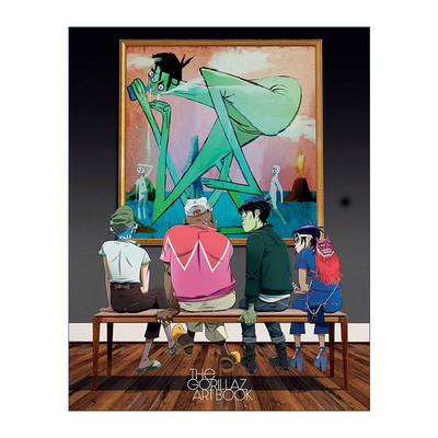 The Gorillaz Art Book 街头霸王 摇滚乐队 设定集