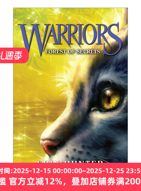 英文原版小说 Warrior Cats 3 Forest Of Secrets 猫武士首部曲3 疑云重重 英文版 进口英语原版书籍