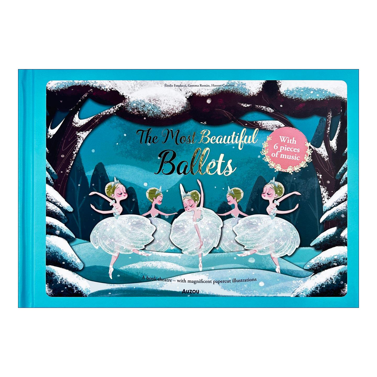 英文原版 The Most Beautiful Ballets 芭蕾舞剧 纸艺剧场 有声立体书 英文版 进口英语原版书籍