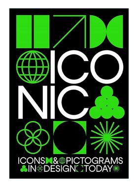 英文原版 Iconic Icons & Pictograms In Design Today 图标 当今设计中的图标和象形图 图案标志设计 英文版 进口英语原版书籍