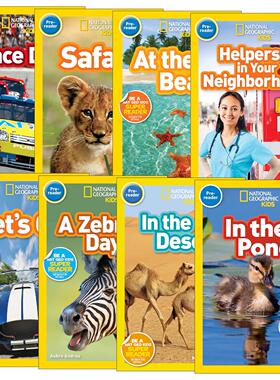 英文原版 National Geographic Kids Readers Pre-reader 国家地理其他系列8册 儿童分级读物预备级 英文版 进口英语原版书籍