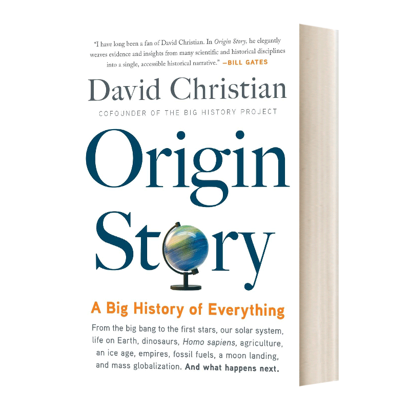 起源故事 Origin Story 万物大历史 比尔·盖茨 英文原版进口英语读物 从大爆炸到恐龙 再到大规模全球化