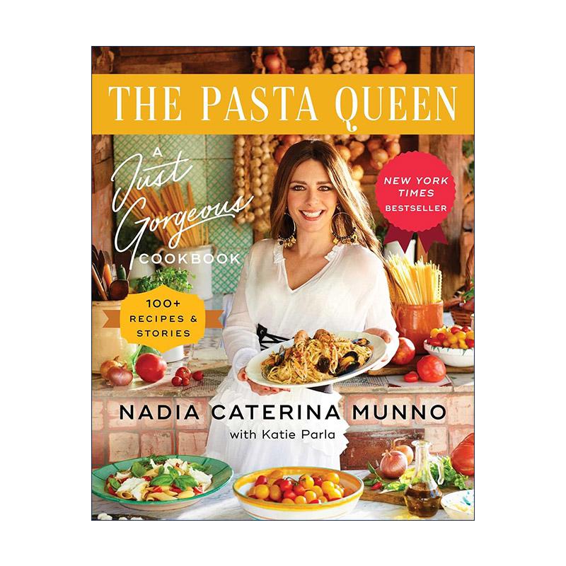 英文原版 The Pasta Queen 意大利面女王 100多个食谱和故事 精装 英文版 进口英语原版书籍