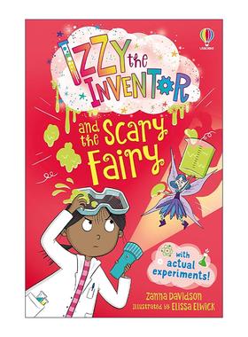 英文原版 Izzy the Inventor and the Scary Fairy 发明家伊兹和可怕的仙女 儿童幽默动作冒险章节桥梁书 英文版进口英语原版书籍