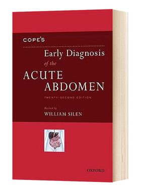 应付急性腹痛的早期诊断 第22版 Cope's Early Diagnosis of the Acute Abdomen 英文原版医疗卫生读物 进口英语书籍