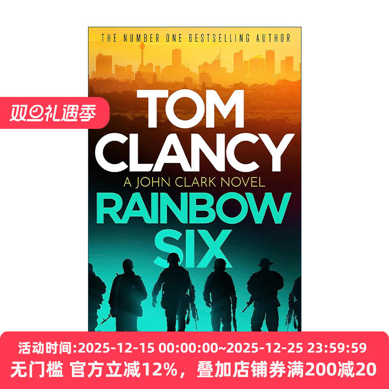 英文原版 Rainbow Six 彩虹六号 反恐惊悚军事小说 汤姆·克兰西 Tom Clancy 英文版 进口英语原版书籍