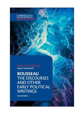 英文原版 Rousseau The Discourses and Other Early Political Writings 卢梭 论文及其他早期政治著作 英文版 进口英语书籍