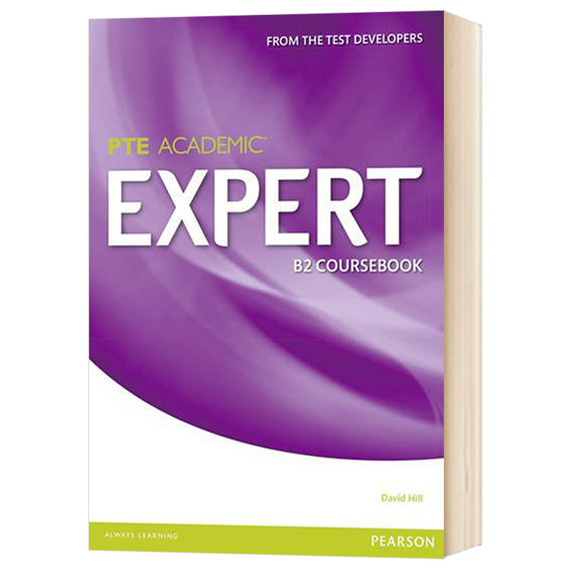 PTE学术英语考试B2教材 Expert Pearson Test of English Academic B2 Standalone Coursebook PTE 英文原版培生学生用书