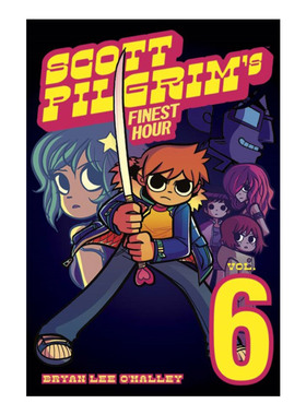 歪小子斯科特漫画卷六 美版 Scott Pilgrim Vol.6 Scott Pilgrim's Finest Hour 布莱恩 英文原版漫画 进口英语书籍